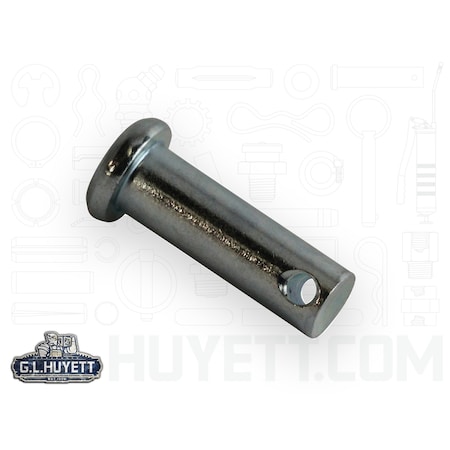 Itw Shakeproof Clevis Pin 1/4 x 3/4 LCS ZC CLPZ-0250-0750/B